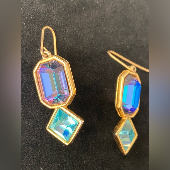 Vintage YSL cubist pendant earrings - Picture 5 of 6